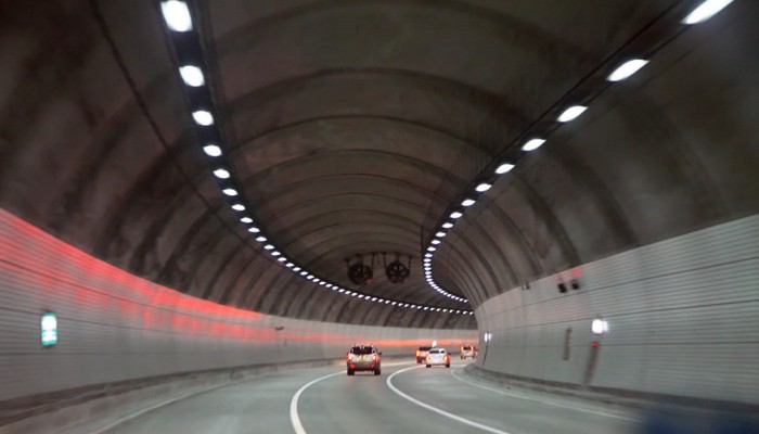 東莞馬石山LED隧道燈照明工程